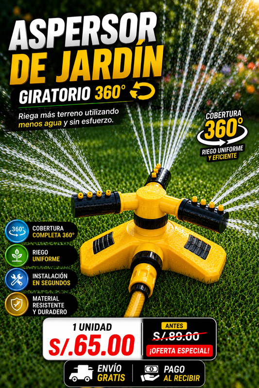 Aspersor Giratorio 3 Brazos